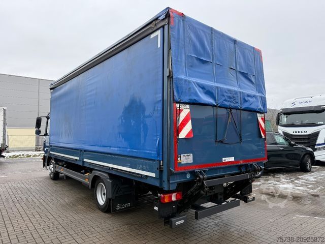 Curtain sider van MERCEDES-BENZ Atego 818 Pritsche+Plane+Edscha+LBW/Klima/EURO6D