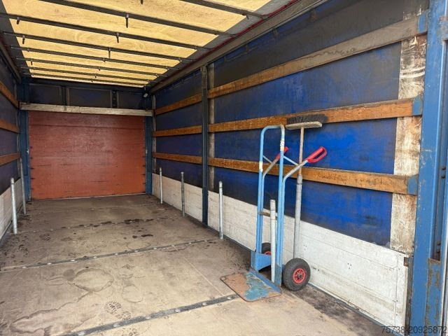 Curtain sider van MERCEDES-BENZ Atego 818 Pritsche+Plane+Edscha+LBW/Klima/EURO6D