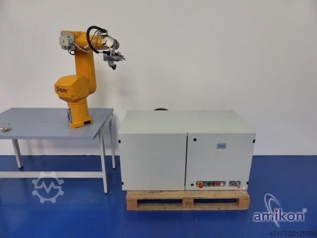 Robot with control u. Manual control unit Stäubli RX 60 L