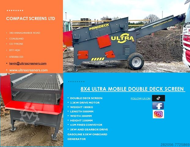 Screening equipment Compact Screens Ltd ULTRA MINI MOBILE DECK