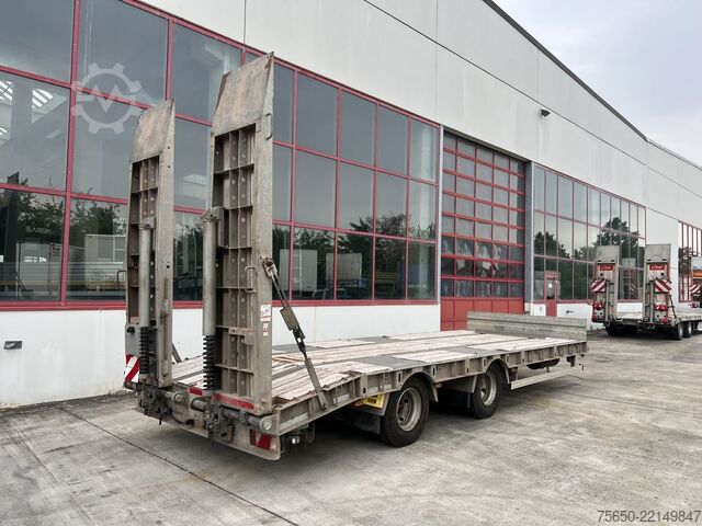 Low loader trailer Humbaur HBTZ  21 t Tandemtieflader