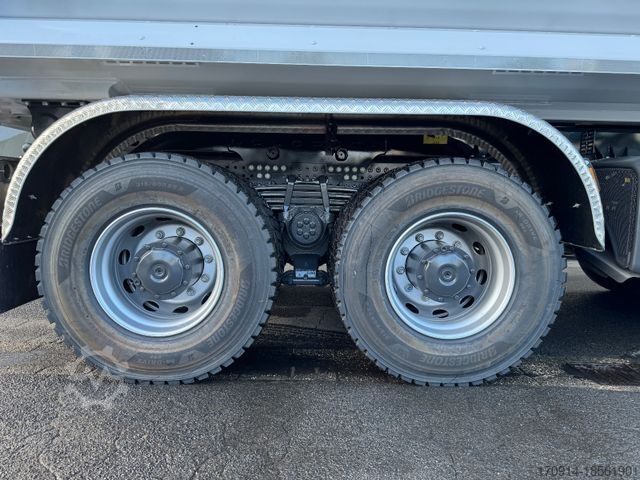 Tipper truck MERCEDES-BENZ 4145K 8x4 E6 GSR/Ret/MeillerP436 18m3 elek Plane