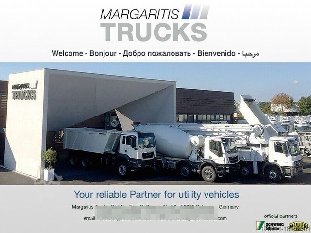 Tipper truck MERCEDES-BENZ 4145K 8x4 E6 GSR/Ret/MeillerP436 18m3 elek Plane
