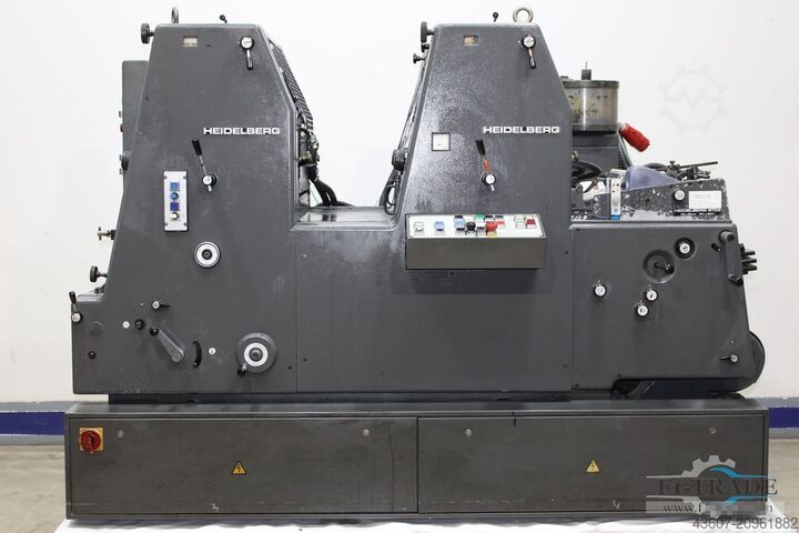 2 Farben Offsetdruckmaschine - 2 Color Offset Press Heidelberg GTOZP-52+ N+P