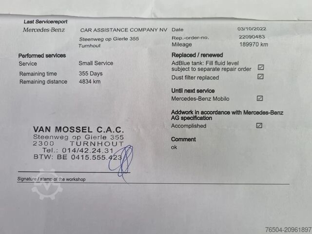 Delivery van Mercedes-Benz Vito 114 CDI/ Airco/ Navi/ E6