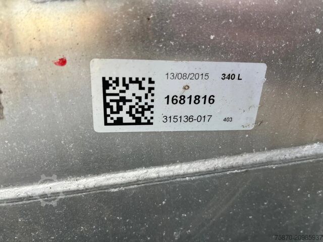 Fuel tank DAF Brandstoftank Diesel 340L 1681816