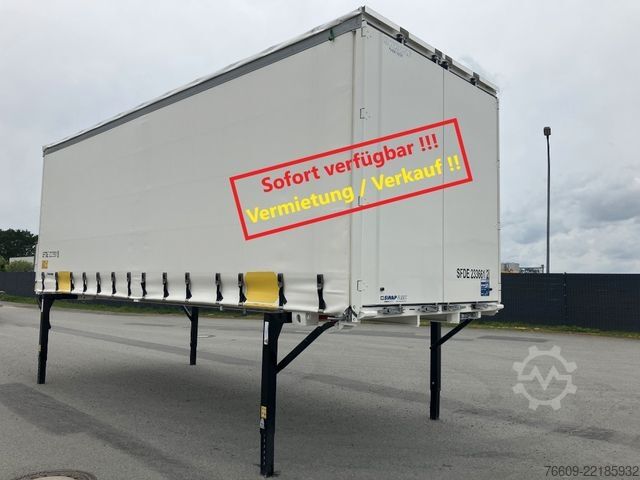Swap body trailer KRONE Wechselbrücke Plane