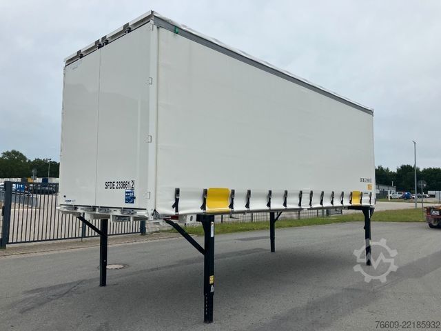 Swap body trailer KRONE Wechselbrücke Plane