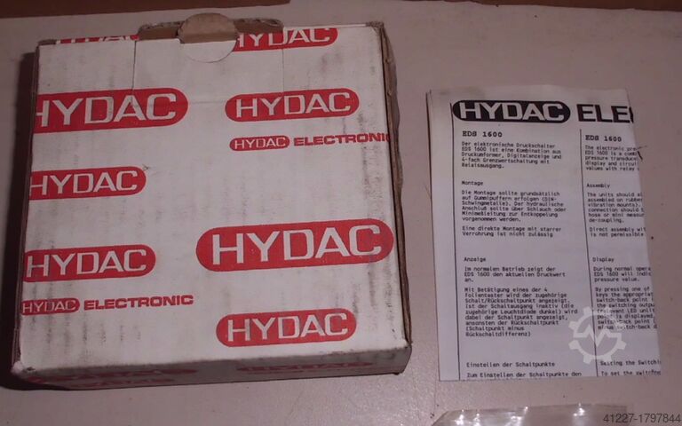 Pneumatikdruckschalter Hydac EDS 1691-N-C-016-000