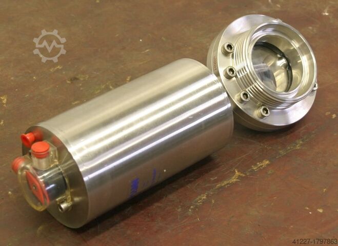 Disc valve DN65 Kieselmann pneumatischer Antrieb