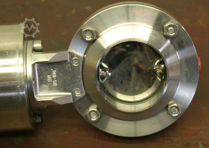 Disc valve DN65 Kieselmann pneumatischer Antrieb