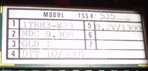 Control amplifier Indramat 1TRM3-W23