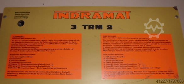 Control amplifier Indramat 3 TRM 2