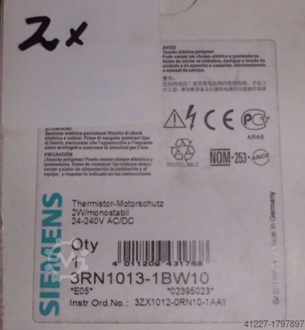 Motor protection relay Siemens 3RN1013-1BW10