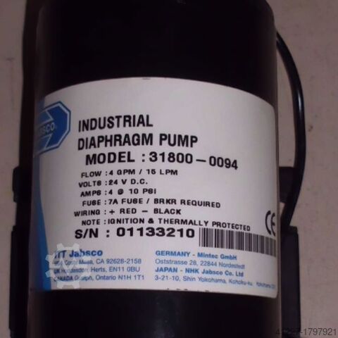 Diaphragm pump Jabsco 31800-0094