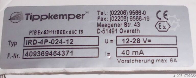 Optischer Taster Tippkemper IRD-4P-024-12