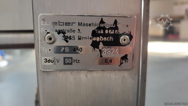 Meat processing machine Abschwarter Weber AS 450
