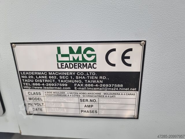 Four-sided planing machine Leadermac Compact 523-C