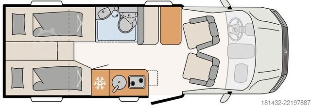 Semi-integrated camper DETHLEFFS Globebus Performance 46 4x4