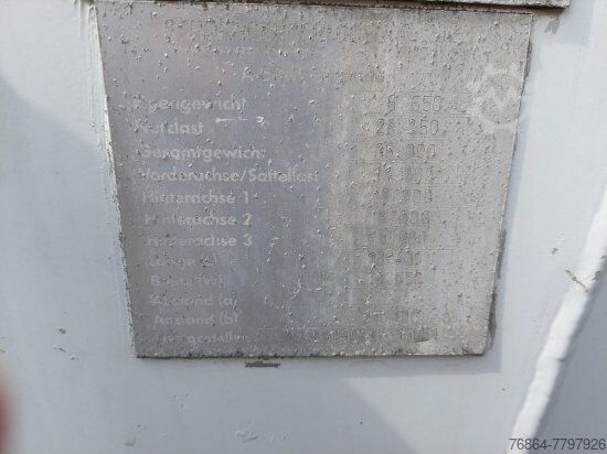 Silo semitrailer  SCHWINGENSCHLöGL KIPP-SILOAUFLIEGER 60M³, LIFTACHSE,