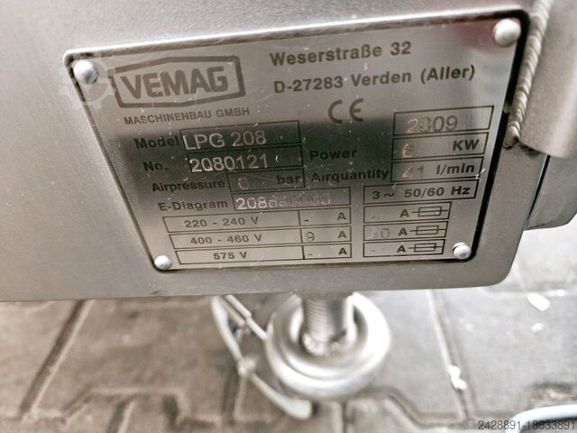 Sausage production line Vemag DP10E, LPG 208, AHM