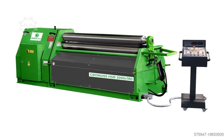 2050×12 mm - 3-Walzen-Hydraulische Biegemaschine CRONOSSTECH HSB 3R 2050X250
