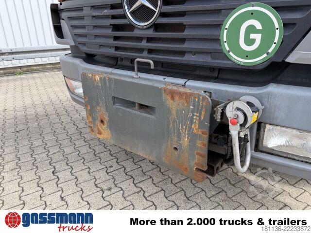 Tipper truck Mercedes-Benz Atego 1828 K 4x2, Winterdienstausstattung, Kran
