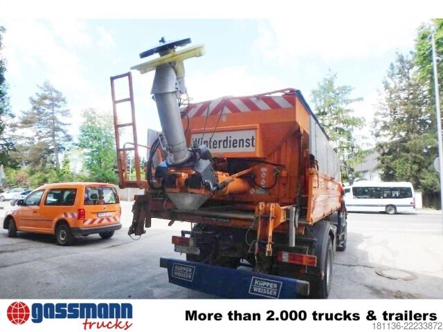 Tipper truck Mercedes-Benz Atego 1828 K 4x2, Winterdienstausstattung, Kran