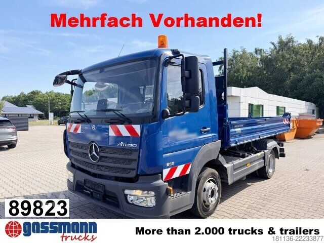 Tipper van Mercedes-Benz Atego 816 K 4x2, 2x AHK, Meiller-Kipper, mehrfach