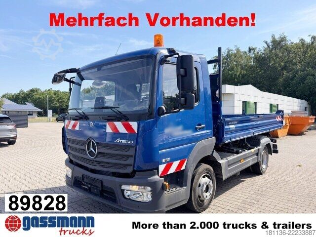 Tipper van Mercedes-Benz Atego 816 K 4x2, 2x AHK, Meiller-Kipper, mehrfach