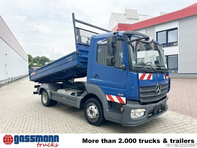 Tipper van Mercedes-Benz Atego 816 K 4x2, 2x AHK, Meiller-Kipper, mehrfach