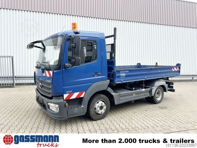 Tipper van Mercedes-Benz Atego 816 K 4x2, 2x AHK, Meiller-Kipper, mehrfach