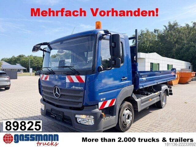 Tipper van Mercedes-Benz Atego 816 K 4x2, 2x AHK, Meiller-Kipper, mehrfach