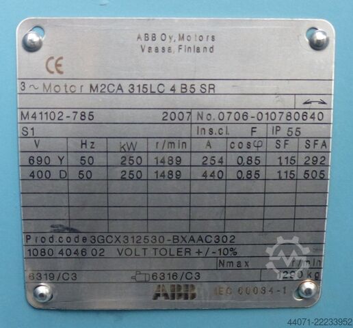  Atlas Copco GA250FF