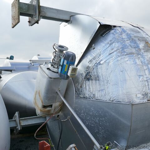 32000 Liter elektrisch beheizbarer Behälter aus V4A  9381