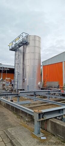 32000 Liter elektrisch beheizbarer Behälter aus V4A  9381