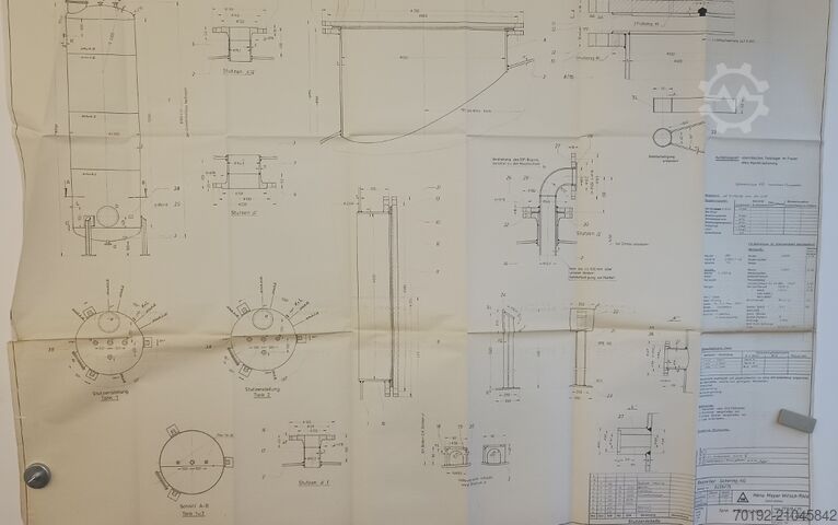 32000 Liter elektrisch beheizbarer Behälter aus V4A  9381