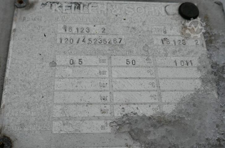 1011 liter container made of V4A  9373