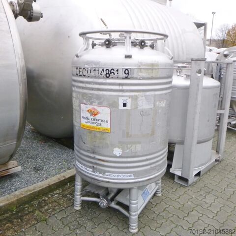 1000 Liter Druckcontainer aus V4A Stöcklin 9363