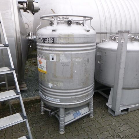 1000 Liter Druckcontainer aus V4A Stöcklin 9363