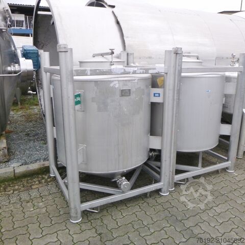 1000 liter container made of V4A  9362