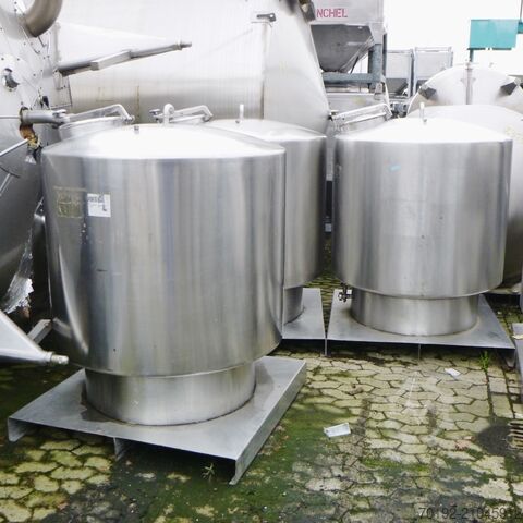 1200 Liter Behälter aus V2A  9357