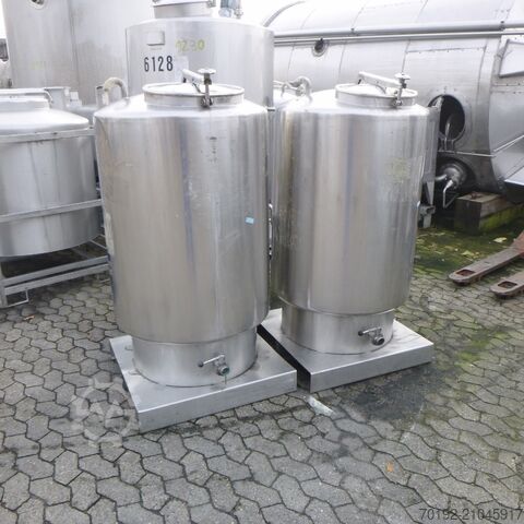 600 liter container made of V2A stainless steel  9356