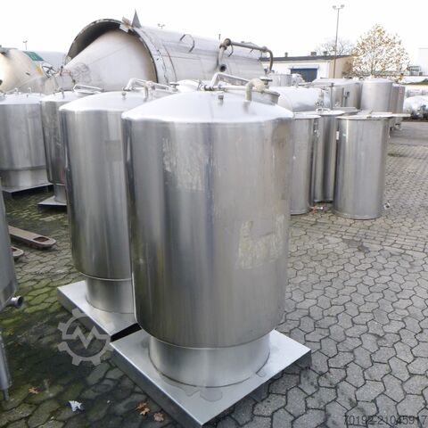 600 liter container made of V2A stainless steel  9356
