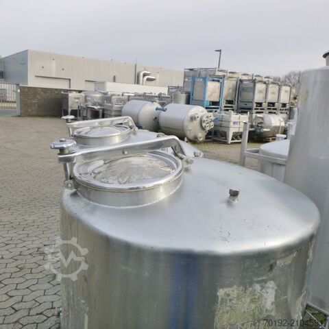 600 liter container made of V2A stainless steel  9356