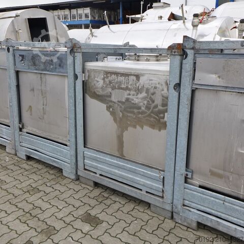 1000 liter IBC container made of V2A Thielmann (UCON) 9351