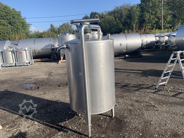 850 Liter Rührwerksbehälter mit Propellerrührwerk aus V2A  S16302