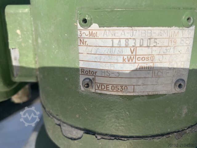 850 Liter Rührwerksbehälter mit Propellerrührwerk aus V2A  S16302