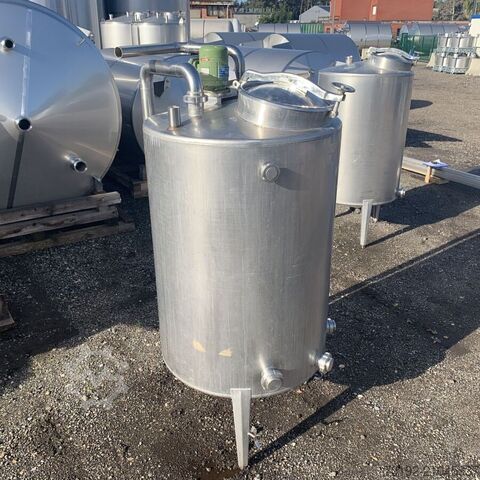 850 Liter Rührwerksbehälter mit Propellerrührwerk aus V2A  S16302