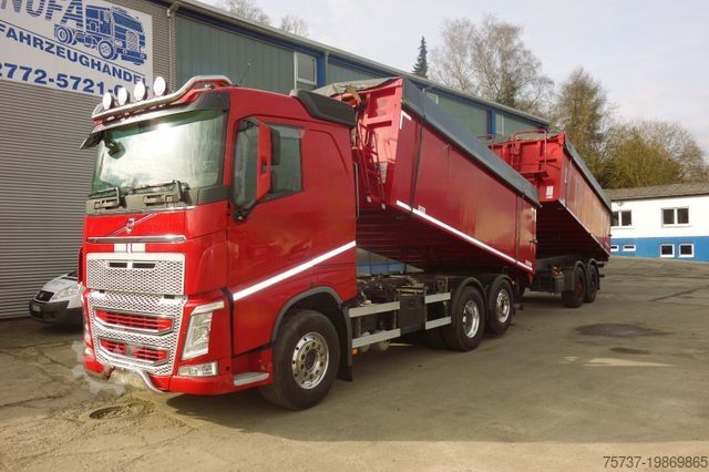 Tipper truck VOLVO FH 550 Kipper + Heuser Kipper AH
